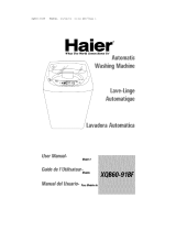 Haier XQB60-91BF Owner's manual