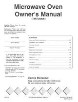 Maytag UMC5200AAW Owner's manual