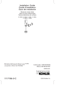 Kohler K-10960 Installation guide