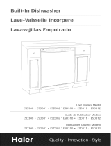 Haier ESD301 - Dishwasher 5 Cycles User manual