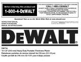 DeWalt DW734 Owner's manual