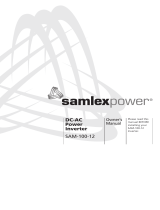 Samlexpower SAM-100-12 Owner's manual