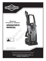 Simplicity OPERATOR'S MANUAL B&S 1700@1.3 ELECTRIC PRESSURE WASHER WITH COMPRESSOR MODEL 020522-00 User manual