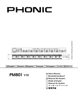 Phonic PM801 User manual