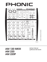 Phonic AM 220P User manual