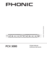 Phonic PCX 3000 User manual