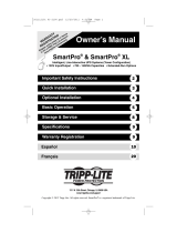 Tripp Lite SmartPro XL SMART1500XL Owner's manual