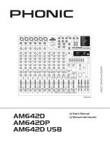 Phonic AM 642DP User manual