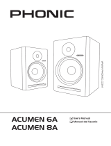 Phonic Acumen 8A User manual