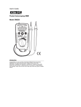 Extech Instruments DM220 User manual