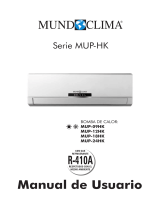 mundoclima Series MUP-HK User manual