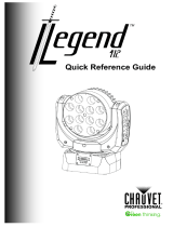 Chauvet Legend 412 Reference guide