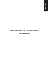 Fagor Rapid Express 6 qt User manual