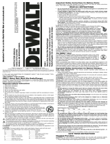 DeWalt DW911 User manual