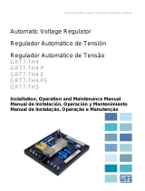 WEG Automatic voltage regulator GRT7-TH4 User manual