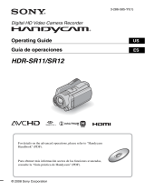 Sony HDR-SR11 User manual