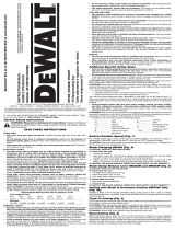 DeWalt DWE304 User manual