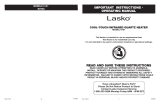 Lasko Model 6101 User manual