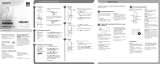 Sony ICD PX312 Quick start guide