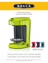 Bella ONE SCOOP-ONE CUP COFFEE MAKER User manual