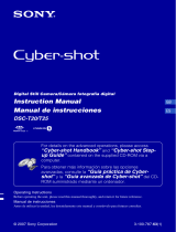 Sony Cyber Shot DSC-T25 User manual