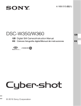 Sony Cyber Shot DSC-W360 User manual