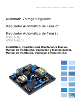WEG Automatic voltage regulator WRGA-02 User manual