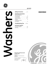 GE WDSR2120JWW - 27 Inch Ing Washer User manual