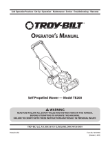 Troy-Bilt 12AA2BU711 User manual