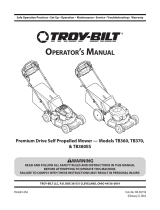 Troy-Bilt 12ABD3BV766 User manual