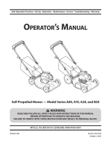 Yard Machines 12A-A0BE700 User manual