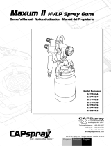 CAPspray CAPspray Maxum II 0277088 Owner's manual