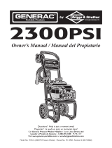 Briggs & Stratton GENERAC 2300PSI Owner's manual