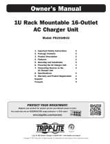 Tripp Lite 1U Rack Mountable 16-Outlet AC Charger Unit Owner's manual