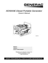 Generac XD5000E User manual