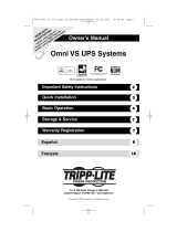 Tripp Lite Omni VS Owner's manual