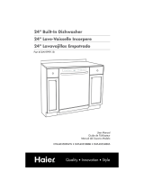 Haier DWL3525SBSS User manual