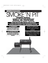 Brinkmann SMOKE 'N PIT Owner's manual