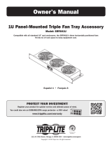 Tripp Lite 1U Panel-Mounted Triple Fan Tray Accessory Owner's manual