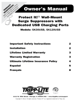 Tripp Lite SK30USB and SK120USB Owner's manual