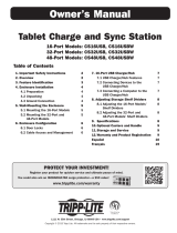 Tripp Lite Tablet Charge and Sync Station Owner's manual