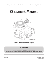 MTD 1T65 User manual