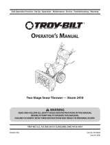 Troy-Bilt 31AS62N2766 User manual