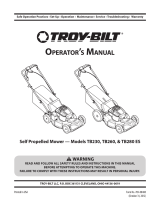 Troy-Bilt 12AGA26G211 User manual