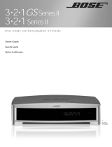 Bose 3.2.1 GS Series II, 3.2.1 Series II User manual