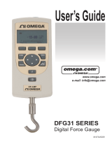 Omega DFG31 Series Owner's manual