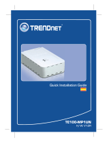 Trendnet TE100-MP1UN Quick Installation Guide