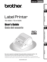 Brother TD-4000 User guide