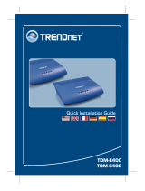 Trendnet TDM-C400 Quick Installation Guide