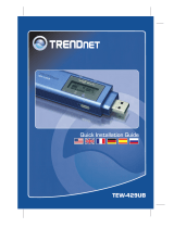 Trendnet TEW-429UB Quick Installation Guide